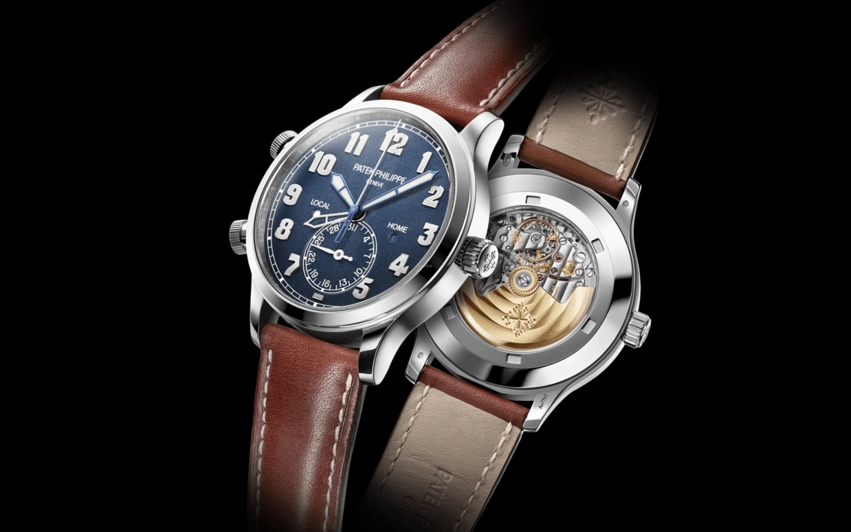 Patek Philippe,Complications 42mm,42mm,White Gold,Blue,Automatic,Day,Dule Time,Day / Night Indication,5524G,5524G-001