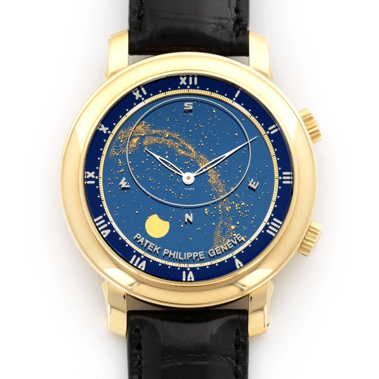 Patek Philippe,Grand Complications 43mm,43mm,Platinum,Blue,Automatic,Moonphase,Sky Chart,5102J,5102J-001