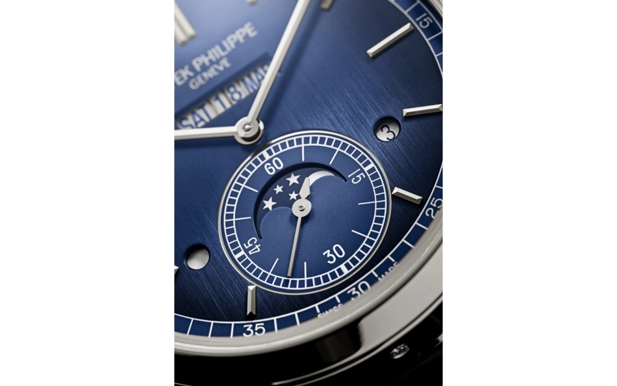 Patek Philippe,Grand Complications 41.30mm,41.30mm,Platinum,Blue,Handwound,Moonphase,Leap Year,Month,Date,38hours,In-house Caliber,5236P,5236P-001