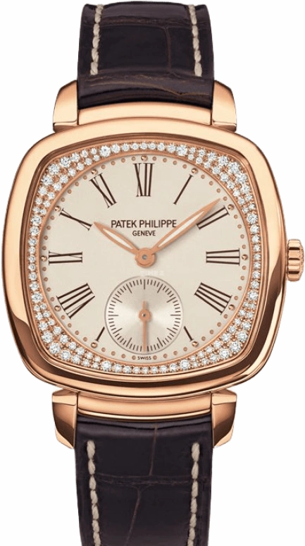 Patek Philippe,Gondolo 30mm,30mm,White Gold,Silver,Handwound,44hours,In-house Caliber,7041R,7041R-001