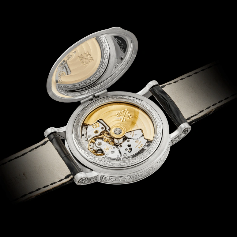 Patek Philippe,Grand Complications 38mm,38mm,White Gold,White,Automatic,Moonphase,Perpetual Calendar,Leap Year,Month,45hours,In-house Caliber,5160G,5160G/500G-001