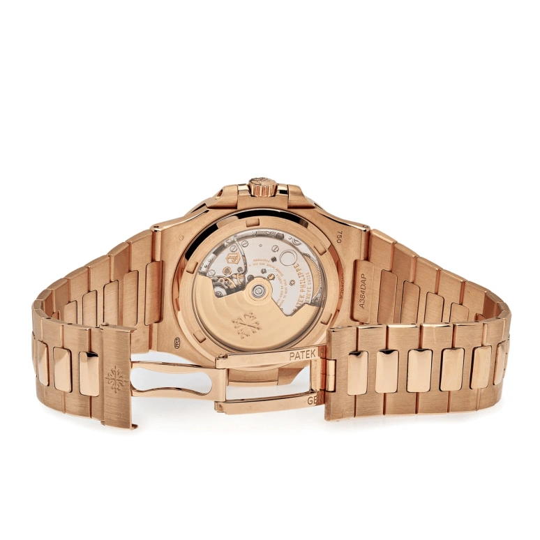 Patek Philippe,Nautilus 41mm,41mm,Rose Gold,Black,Automatic,Day,48hours,5723,5723/112R-001