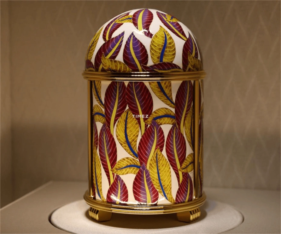 Patek Philippe,Dome Clocks ,Purple,Electromechanical,In-house Caliber,Purple,White,Colorful,Enamel,10028M,10028M-001