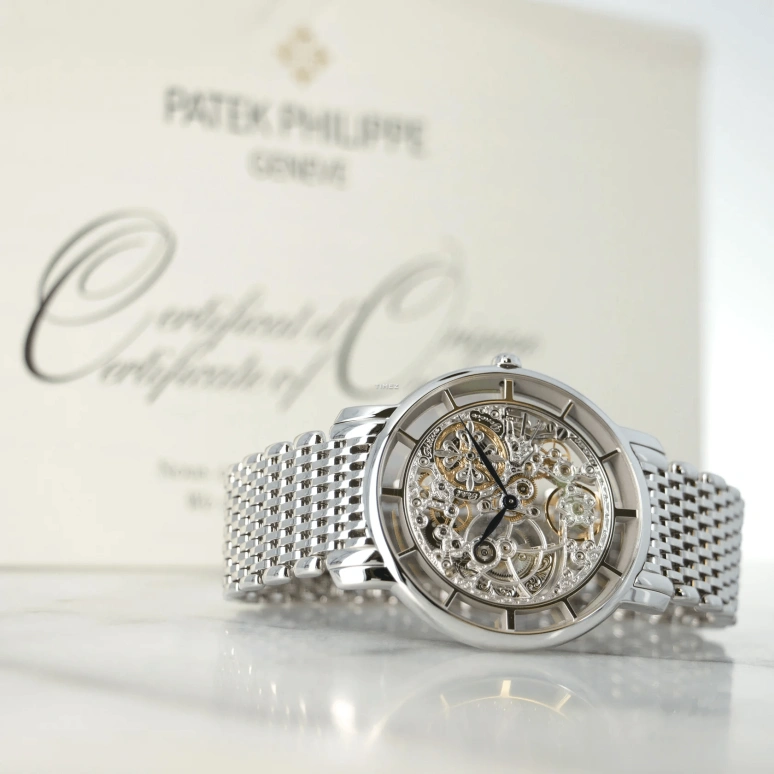 Patek Philippe,Complications 39mm,39mm,White Gold,Skeleton,Automatic,48hours,In-house Caliber,5180,5180/1G001