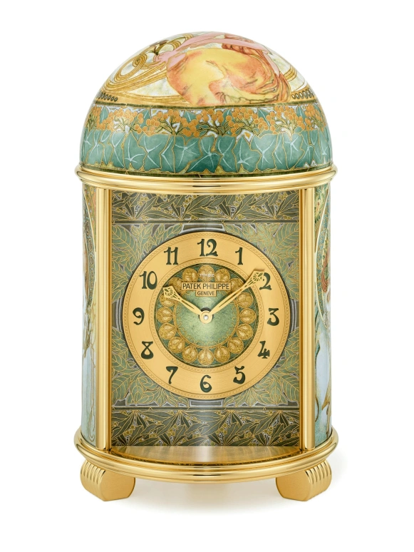 Patek Philippe,Dome Clocks ,Yellow Gold,Green,Gold,Electromechanical,In-house Caliber,Colorful,Gold,Green,20061M,20061M-001