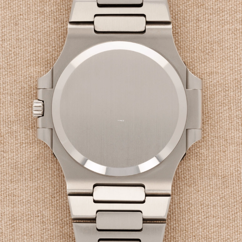Patek Philippe,Nautilus 40mm,40mm,Stainless Steel,Black,Automatic,Day,Power Reserve Indicator,3710,3710/1A-001