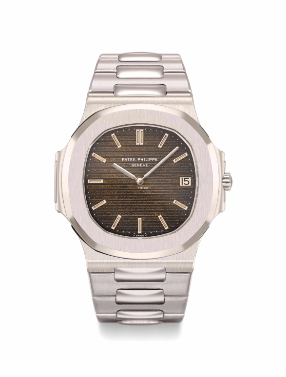 Patek Philippe,Nautilus 42mm,42mm,Stainless Steel,Brown,Automatic,Day,38hours,3700,3700/1A-Tropical