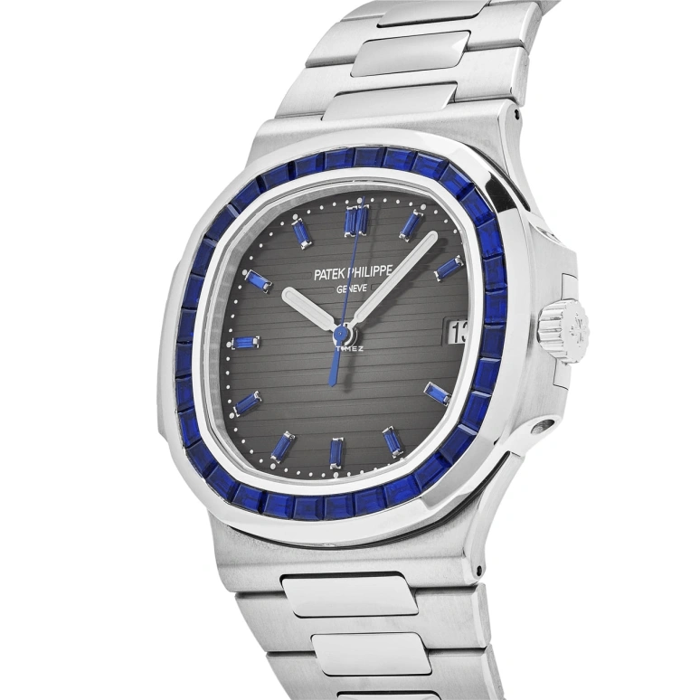 Patek Philippe,Nautilus 40mm,40mm,Platinum,Black,Automatic,Day,45hours,Lionel Messi,La Pulga,5711,5711/111P-001
