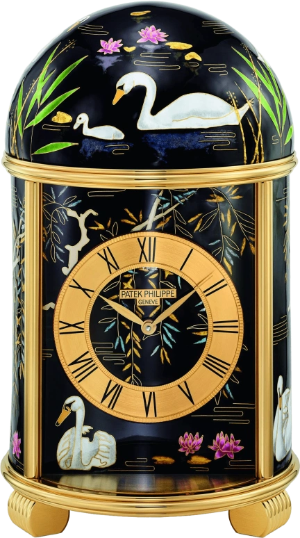 Patek Philippe,Dome Clocks ,Black,Gold,Electromechanical,In-house Caliber,Round,Black,Colorful,20097M,20097M-001