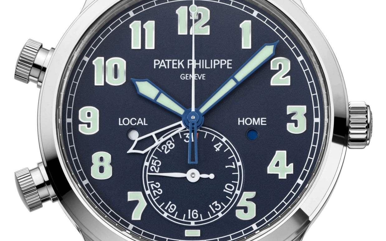 Patek Philippe,Complications 42mm,42mm,White Gold,Blue,Automatic,Day,Dule Time,Day / Night Indication,5524G,5524G-001