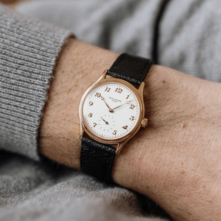 Patek Philippe,Calatrava 31.50mm,31.50mm,Rose Gold,Silver White,Handwound,44hours,In-house Caliber,3923R Harrods