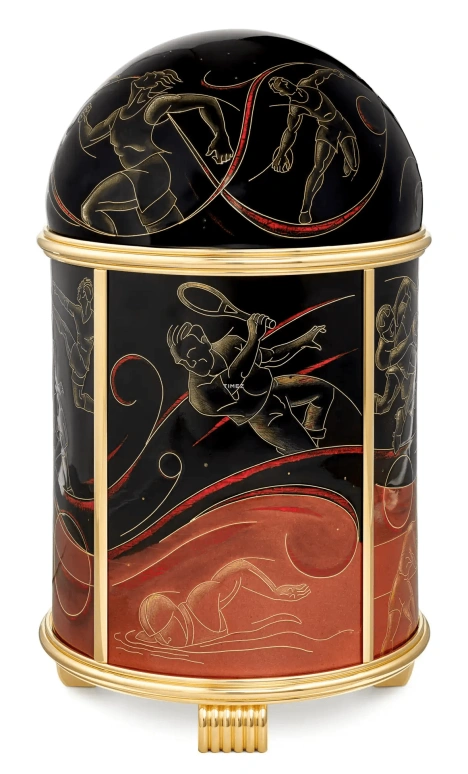 Patek Philippe,Dome Clocks ,Yellow Gold,Black,Red,Electromechanical,In-house Caliber,20176M,20176M-001