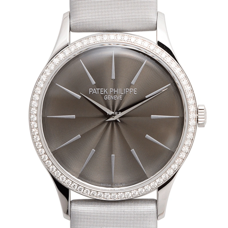 Patek Philippe,Calatrava 33mm,33mm,White Gold,Grey,Handwound,44hours,In-house Caliber,4897G,4897G-010