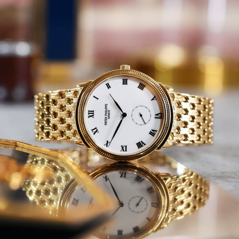 Patek Philippe,Calatrava 34mm,34mm,Yellow Gold,White,Automatic,45hours,In-house Caliber,3919,3919/020