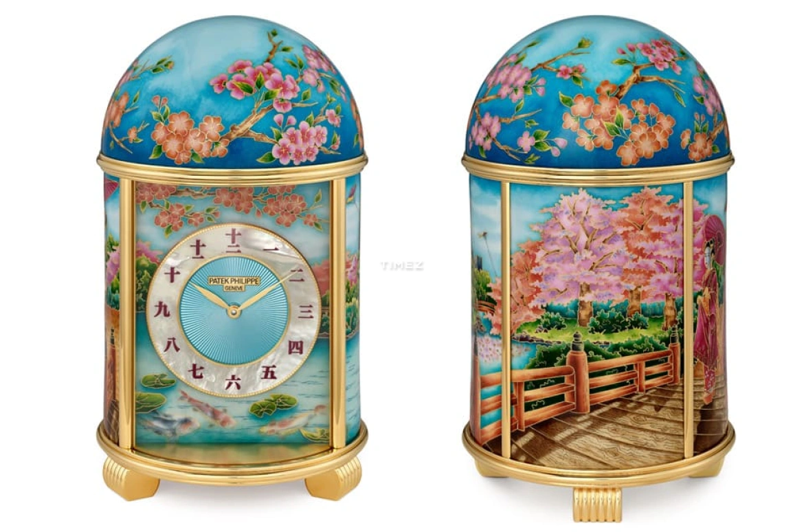 Patek Philippe,Dome Clocks ,Blue,Electromechanical,In-house Caliber,Enamel,20137M,20137M-001