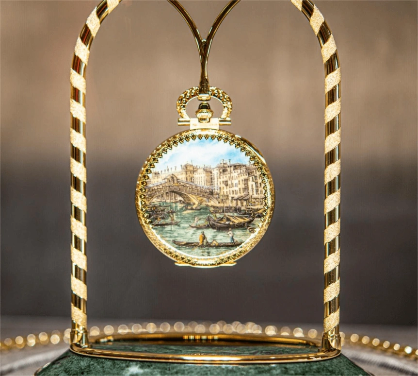 Patek Philippe,Pocket Watches ,Yellow Gold,White,Handwound,42hours,In-house Caliber,992,992/159J-001