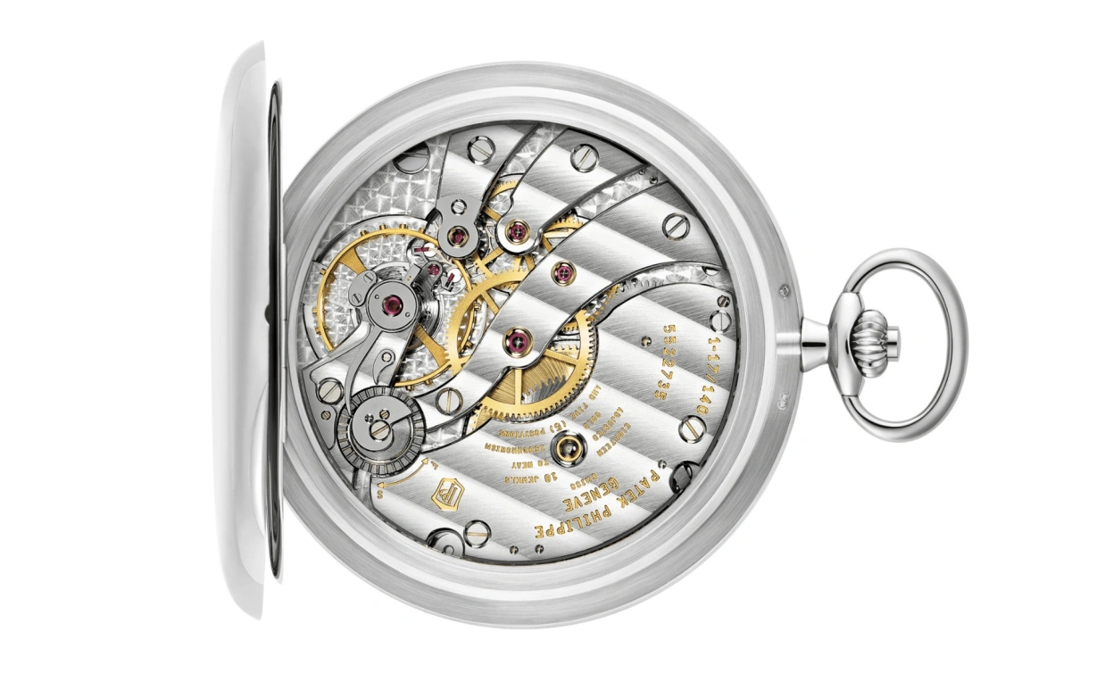 Patek Philippe,Pocket Watches 48mm,48mm,White Gold,Silver,Handwound,50hours,In-house Caliber,980G,980G-010