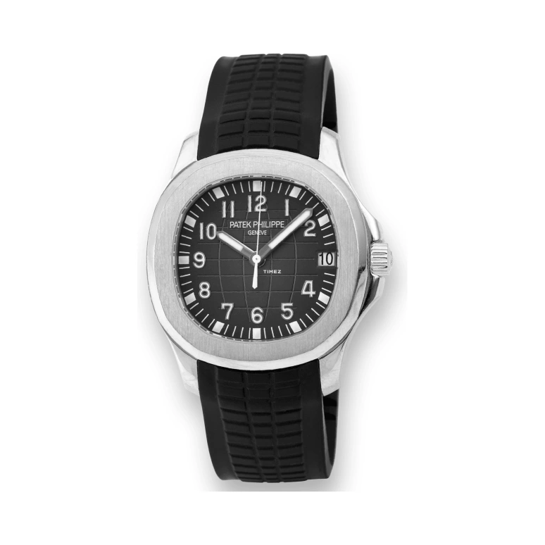 Patek Philippe,Aquanaut 38mm,38mm,Stainless Steel,Black,Automatic,Day,45hours,5165A,5165A-001