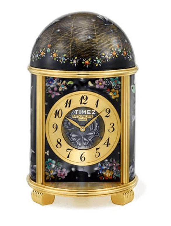 Patek Philippe,Dome Clocks ,Yellow Gold,Black,Electromechanical,In-house Caliber,Black,Colorful,20068M,20068M-001