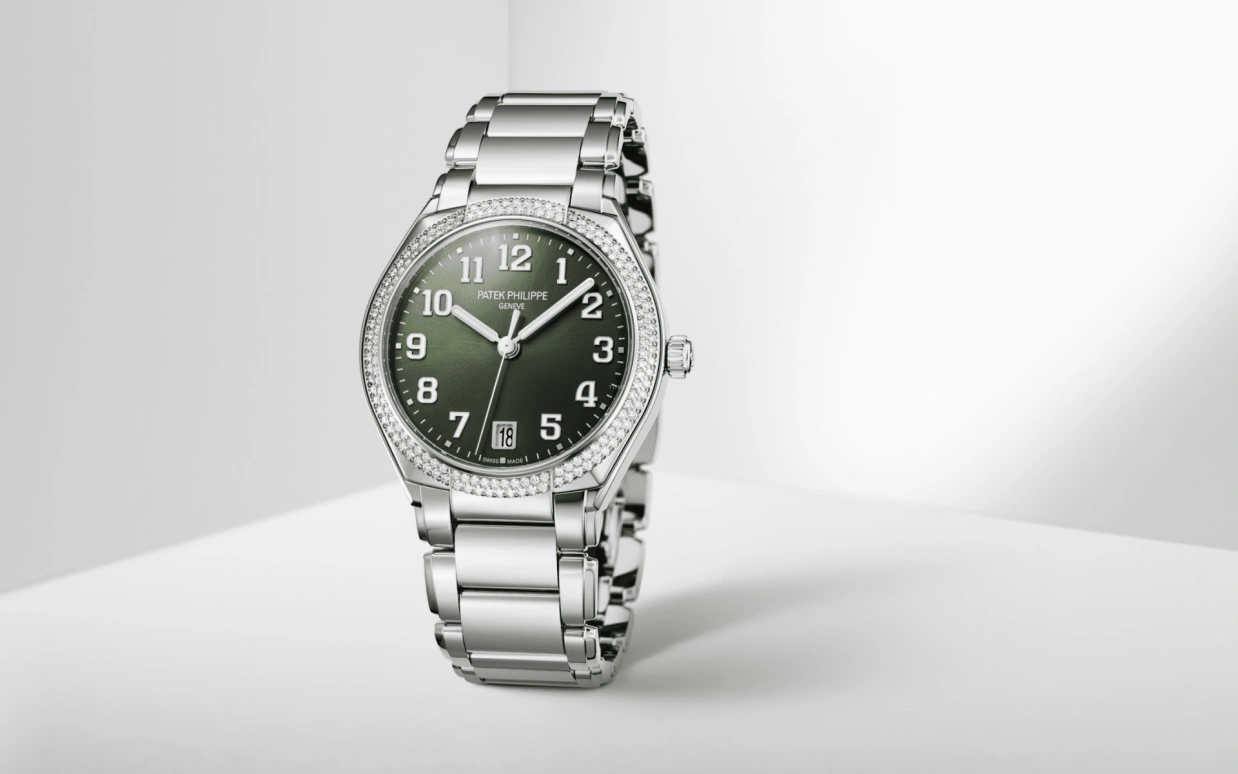 Patek Philippe,Twenty~4 36mm,36mm,Stainless Steel,Green,Automatic,Day,45hours,7300,7300/1200A-011
