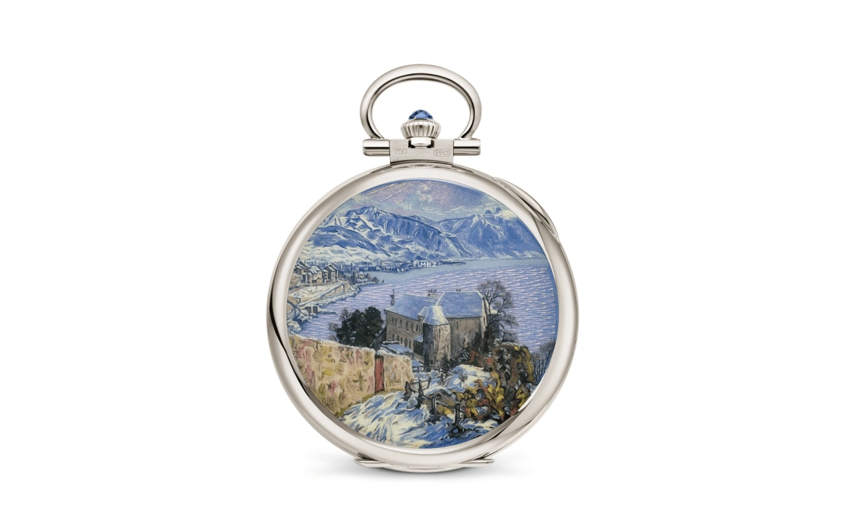 Patek Philippe,Pocket Watches ,White Gold,Blue,Handwound,42hours,In-house Caliber,992,992/184G-001