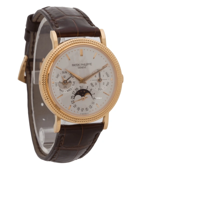 Patek Philippe,Grand Complications 35.20mm,35.20mm,Rose Gold,White,Automatic,Moonphase,Perpetual Calendar,Leap Year,Month,In-house Caliber,Sapphire,Crystal Glass,5039R,5039R-001