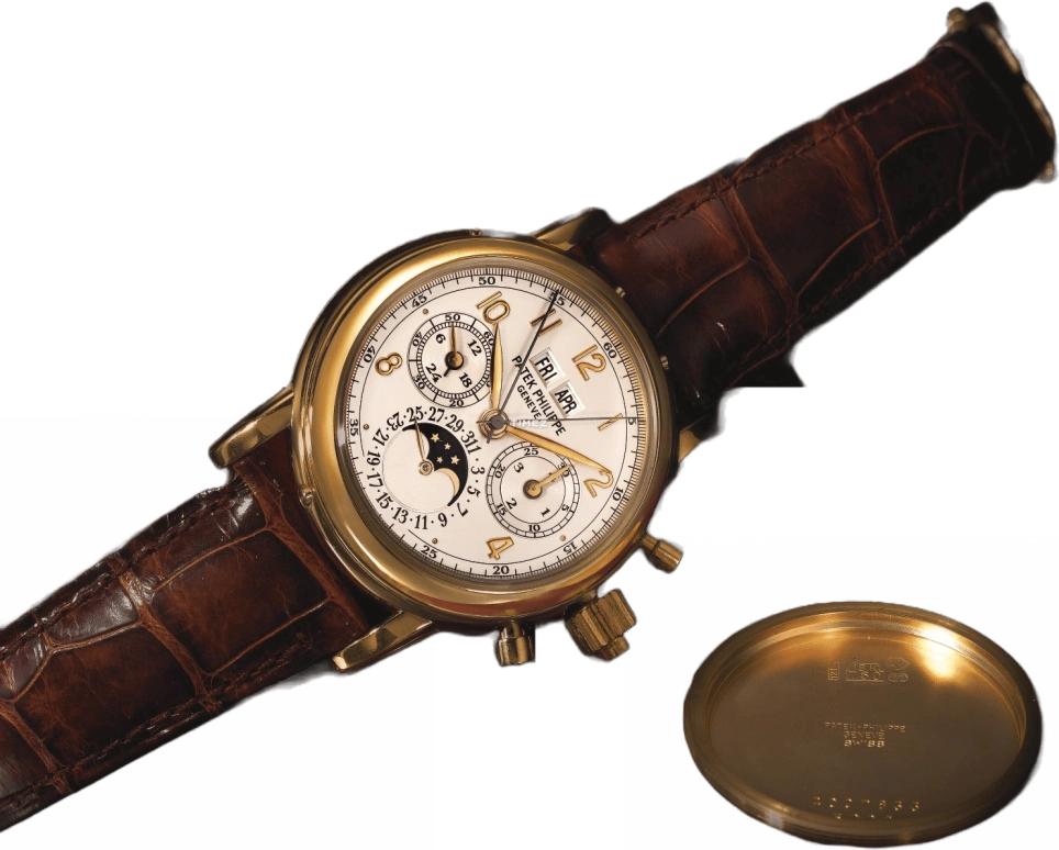 Patek Philippe,Grand Complications 36.70mm,36.70mm,Rose Gold,Silver,Handwound,Chronograph,Moonphase,Perpetual Calendar,Leap Year,60hours,In-house Caliber,5004R,5004R-014
