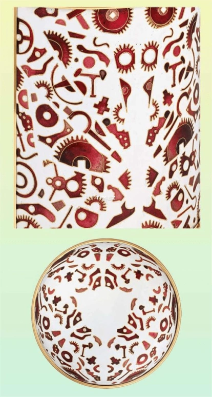 Patek Philippe,Dome Clocks ,White,Red,Electromechanical,In-house Caliber,Red,White,Enamel,10034M,10034M-001 Red