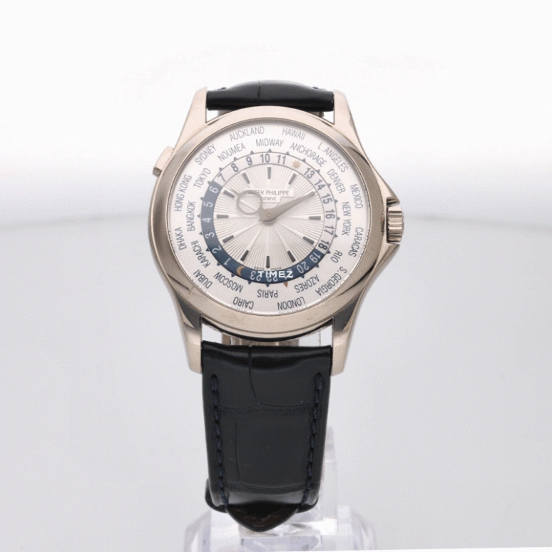 Patek Philippe,Complications 39.50mm,39.50mm,White Gold,White,Automatic,World Time,48hours,5130G,5130G-020