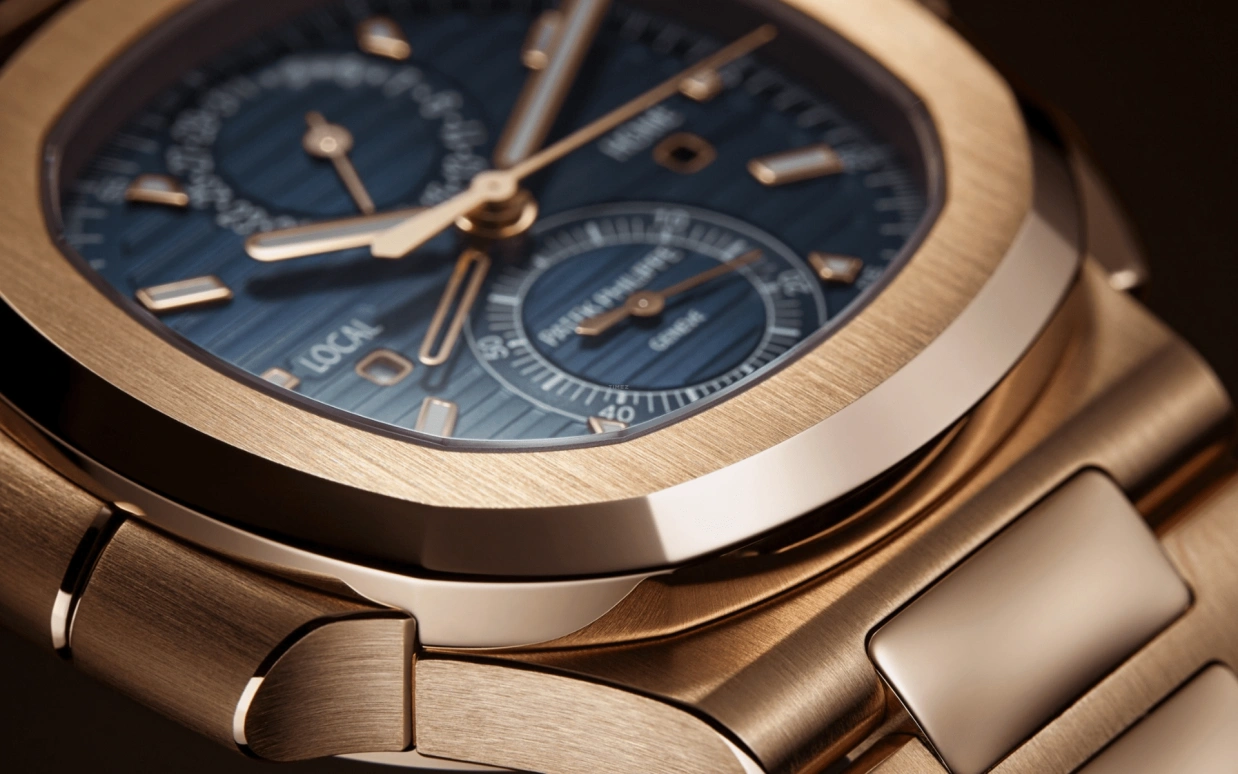 Patek Philippe,Nautilus 40.50mm,40.50mm,Rose Gold,Blue,Automatic,Chronograph,Day,Dule Time,Flyback,55hours,In-house Caliber,Lautaro Martínez,Jesse Lingard,JAY-Z,Jazzy,JAY Z,5990,5990/1R-001
