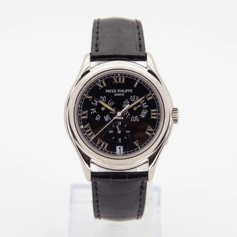 Patek Philippe,Grand Complications 37mm,37mm,White Gold,Black,Automatic,In-house Caliber,Sapphire,Crystal Glass,5035G,5035G-001