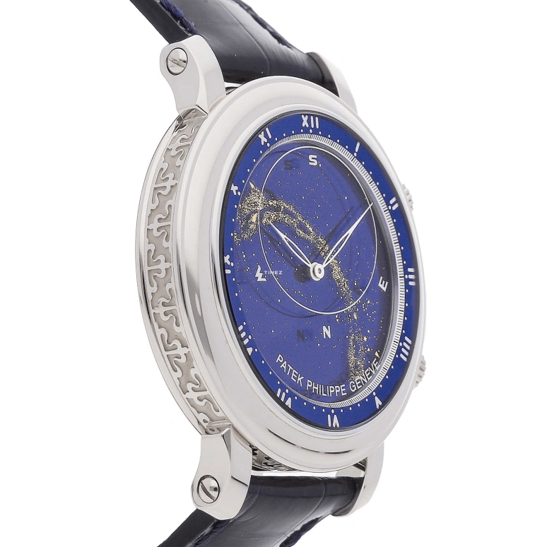 Patek Philippe,Grand Complications 43mm,43mm,White Gold,Blue,Automatic,Moonphase,Sky Chart,Karl-Anthony Towns,5102G,5102G-001
