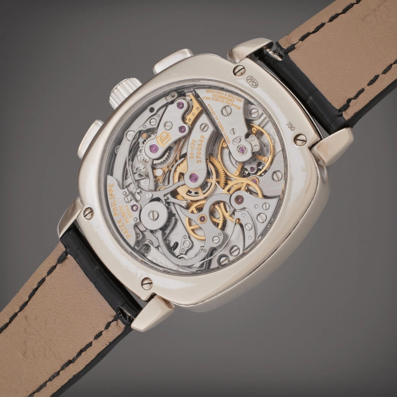 Patek Philippe,Complications 35x39mm,35x39mm,White Gold,Grey,Handwound,Chronograph,65hours,7071G,7071G-010