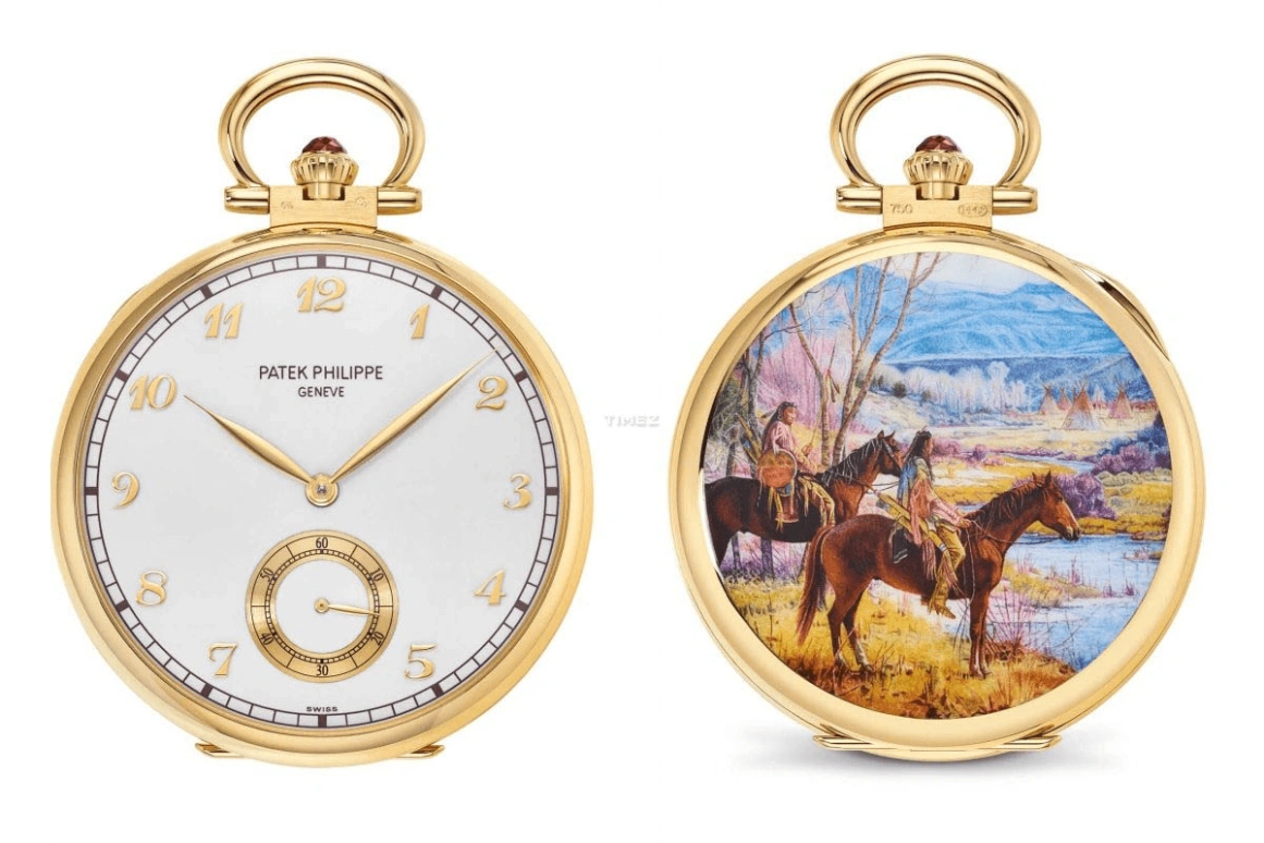 Patek Philippe,Pocket Watches 44.10mm,44.10mm,Yellow Gold,White,Handwound,42hours,In-house Caliber,992,992/115J