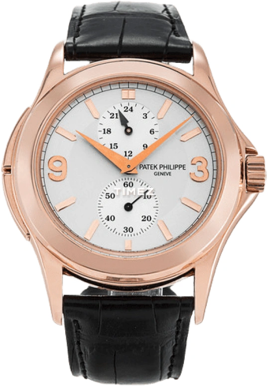 Patek Philippe,Complications 37mm,37mm,Rose Gold,White,Handwound,Dule Time,In-house Caliber,5134R,5134R-011