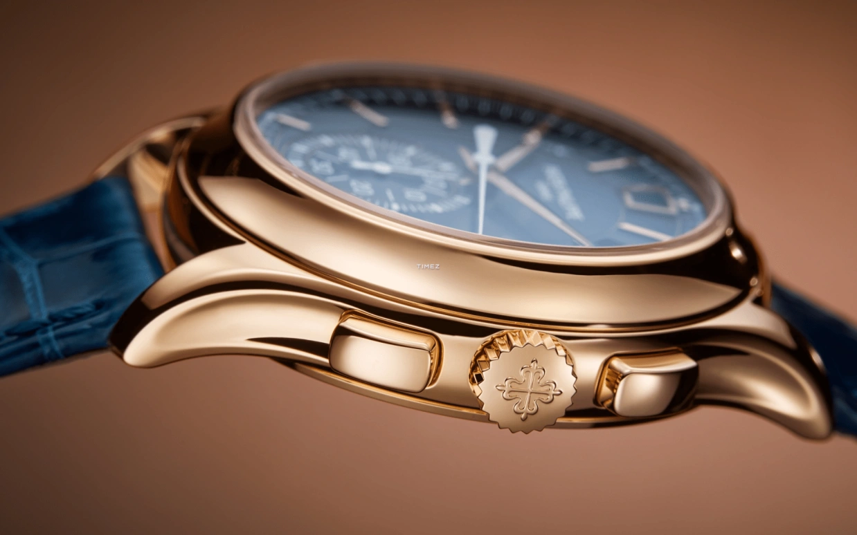Patek Philippe,Complications 42mm,42mm,Rose Gold,Blue,Automatic,Chronograph,Annual Calendar,Month,Date,55hours,In-house Caliber,Lionel Messi,La Pulga,GOAT,5905R,5905R-010