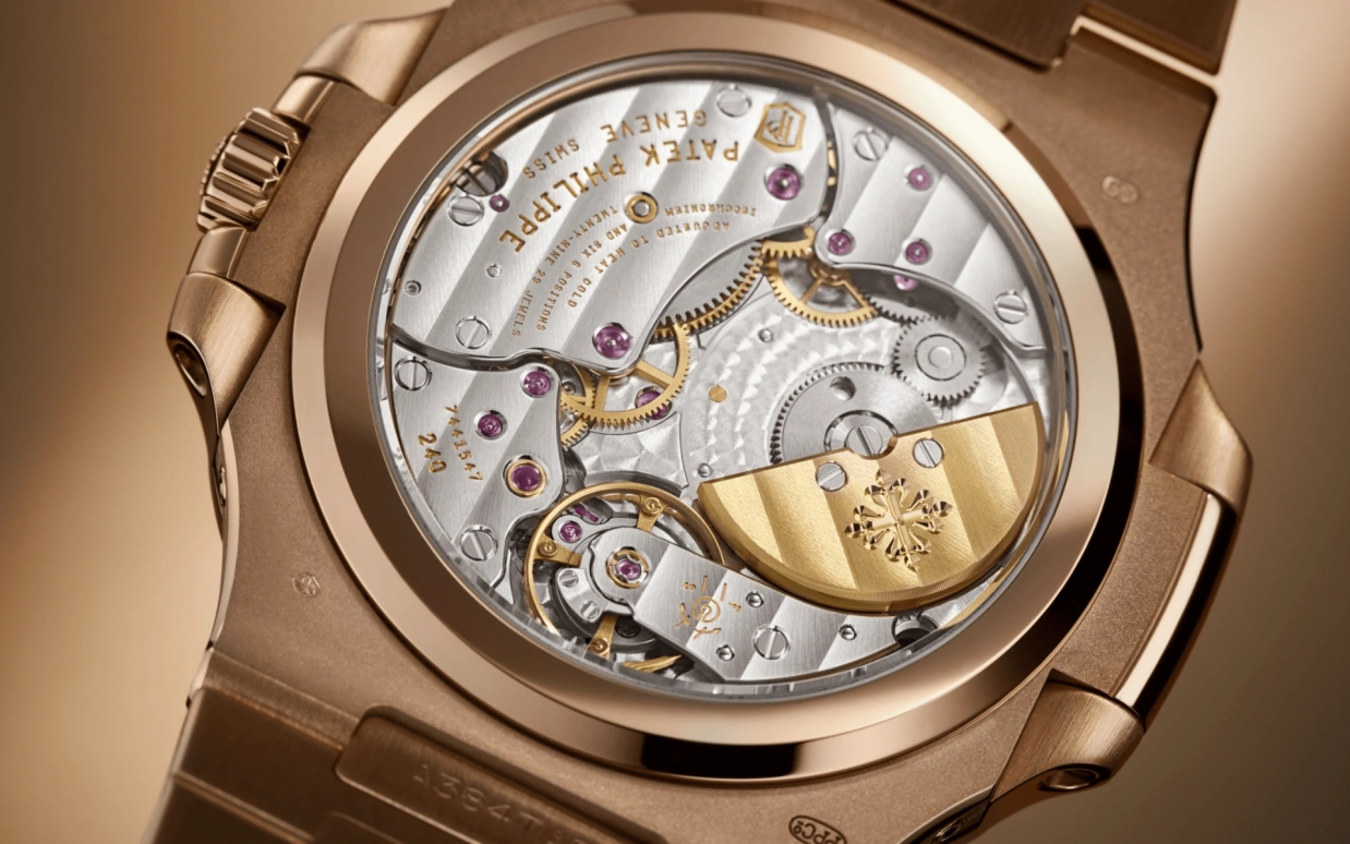 Patek Philippe,Nautilus 40mm,40mm,Rose Gold,Coffee,Gradient,Brown,Automatic,Moonphase,Day,Power Reserve Indicator,Odell Cornelious Beckham,Odell Beckham Jr.,Jack Grealish,Sfera Ebbasta,Lionel Messi,LeBron James,Ben Simmons,La Pulga,GOAT,OBJ,5712,5712/1R-001