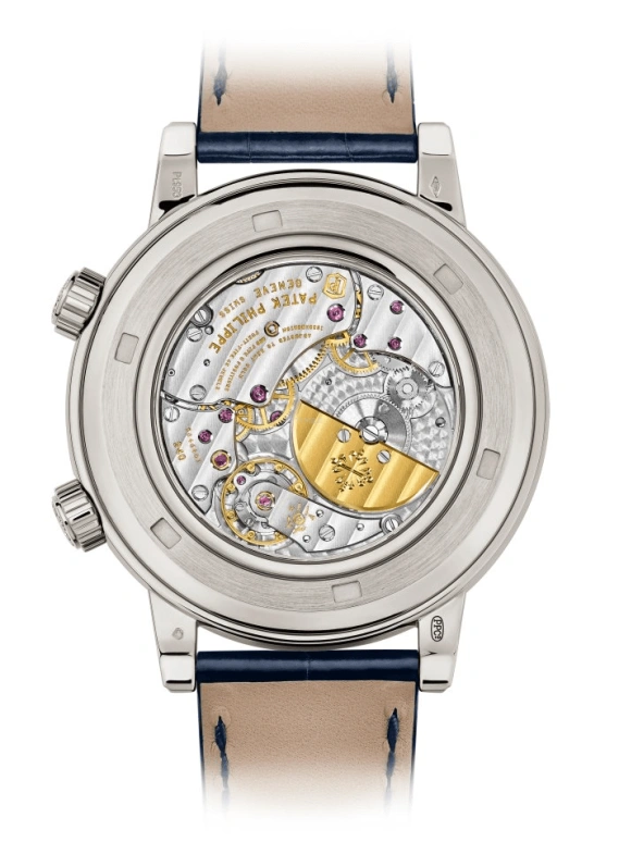 Patek Philippe,Grand Complications 44mm,44mm,Platinum,Blue,Automatic,Moonphase,Day,Sky Chart,6102P,6102P-001