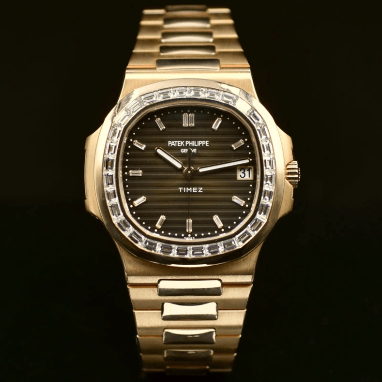 Patek Philippe,Nautilus 40mm,40mm,Rose Gold,Brown,Automatic,Day,45hours,5723,5723/1R-010