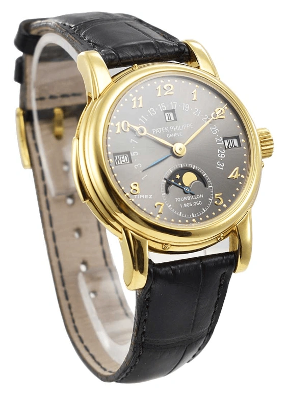 Patek Philippe,Grand Complications 39.50mm,39.50mm,Yellow Gold,Grey,Handwound,Moonphase,Perpetual Calendar,Leap Year,Month,48hours,In-house Caliber,5016J GREY
