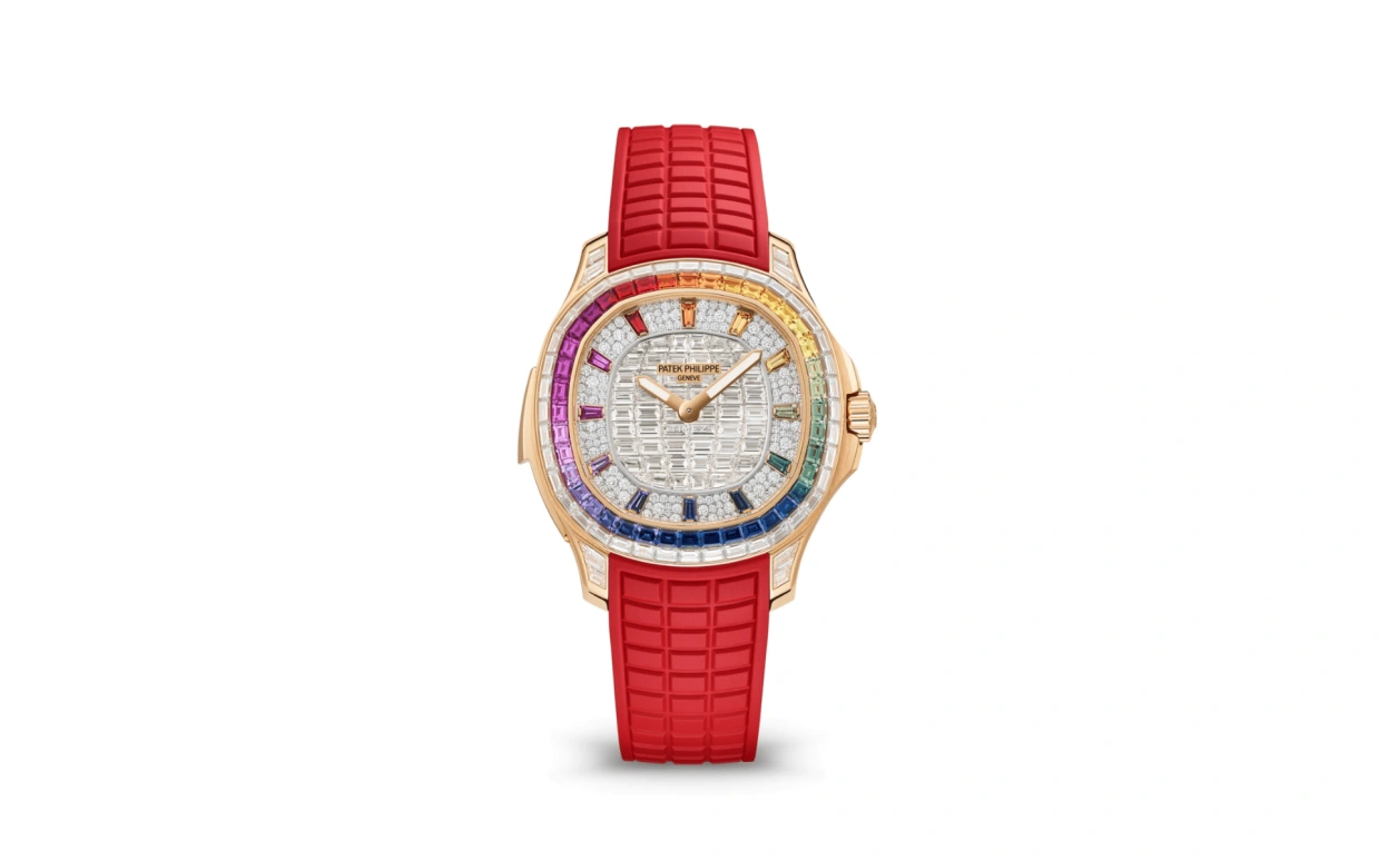 Patek Philippe,Aquanaut 38.80mm,38.80mm,Rose Gold,Silver White,Automatic,Minute Repeater,48hours,5260,5260/355R-001