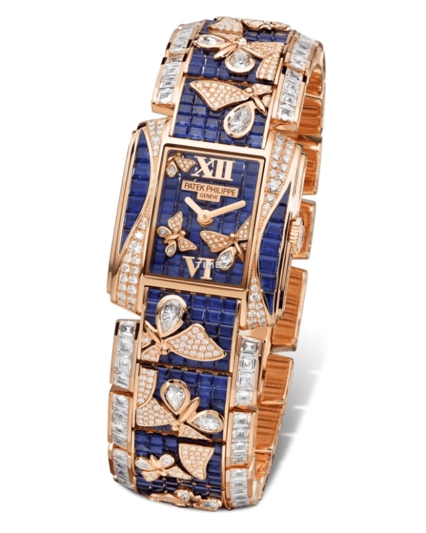 Patek Philippe,Twenty~4 24x27.75mm,24x27.75mm,Rose Gold,Blue,Handwound,48hours,In-house Caliber,4909,4909/102R-001