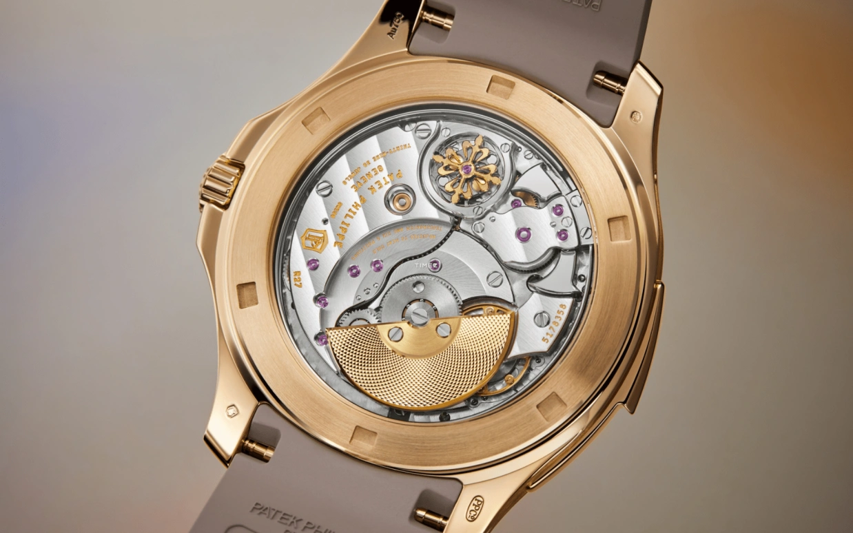 Patek Philippe,Aquanaut 38.80mm,38.80mm,Rose Gold,Silver White,Automatic,Minute Repeater,48hours,5260,5260/355R-001