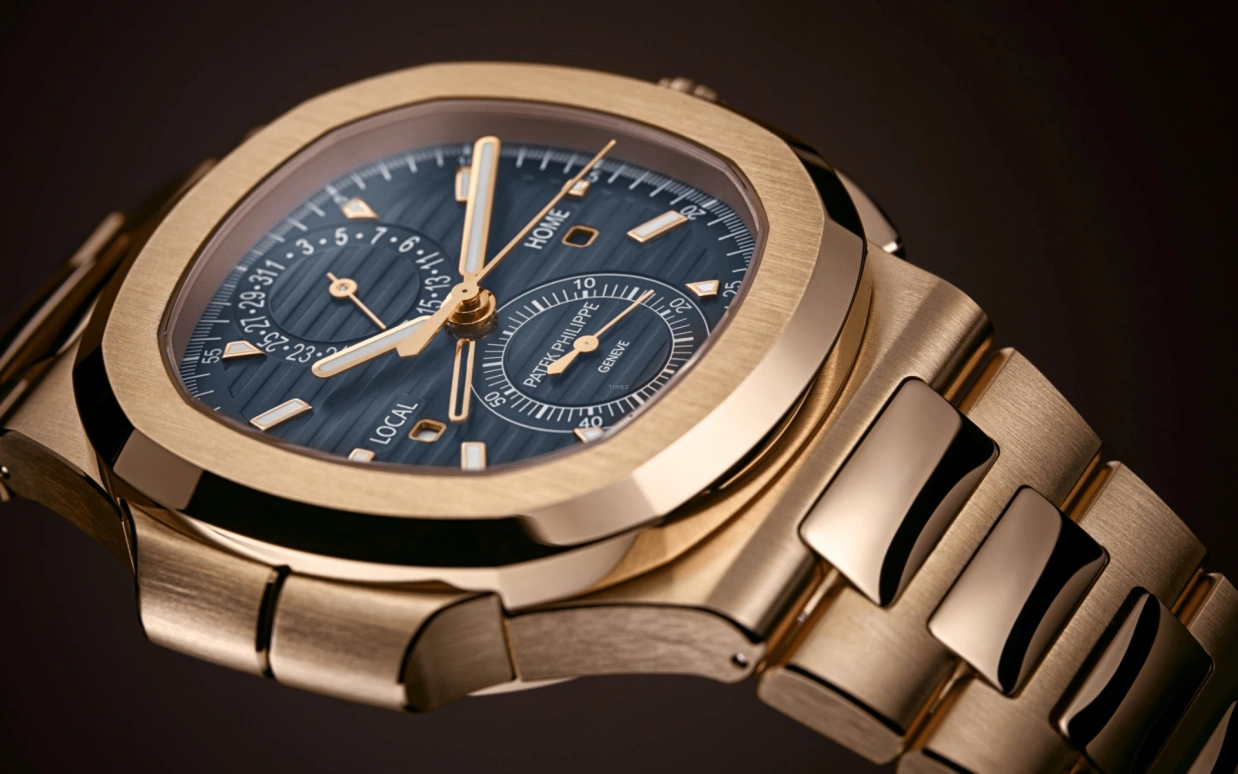 Patek Philippe,Nautilus 40.50mm,40.50mm,Rose Gold,Blue,Automatic,Chronograph,Day,Dule Time,Flyback,55hours,In-house Caliber,Lautaro Martínez,Jesse Lingard,JAY-Z,Jazzy,JAY Z,5990,5990/1R-001