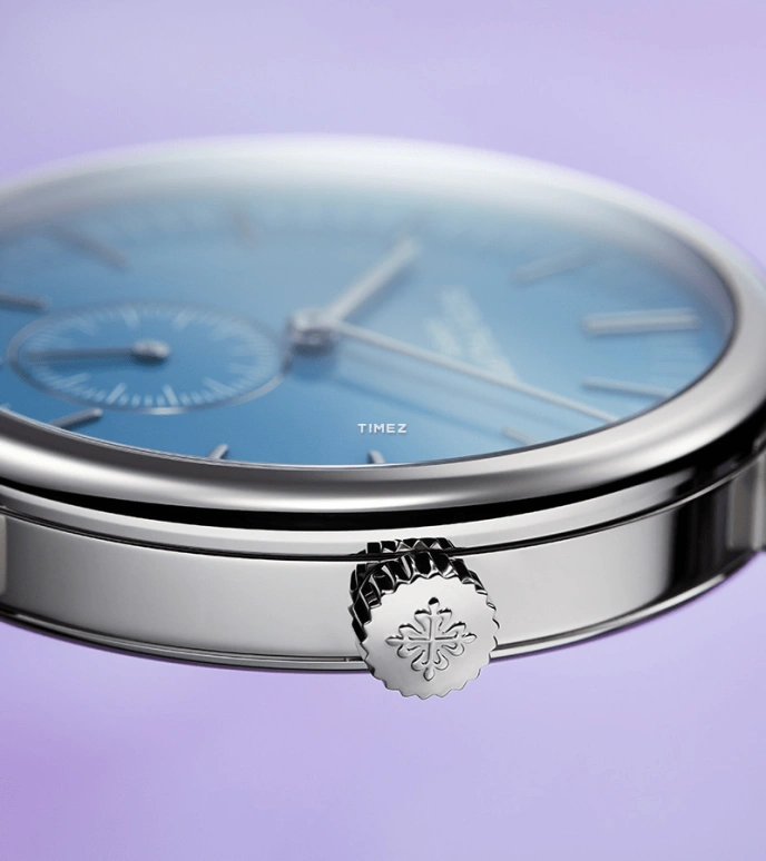 Patek Philippe,Calatrava 36mm,36mm,White Gold,Blue,Handwound,44hours,In-house Caliber,6127G,6127G-010