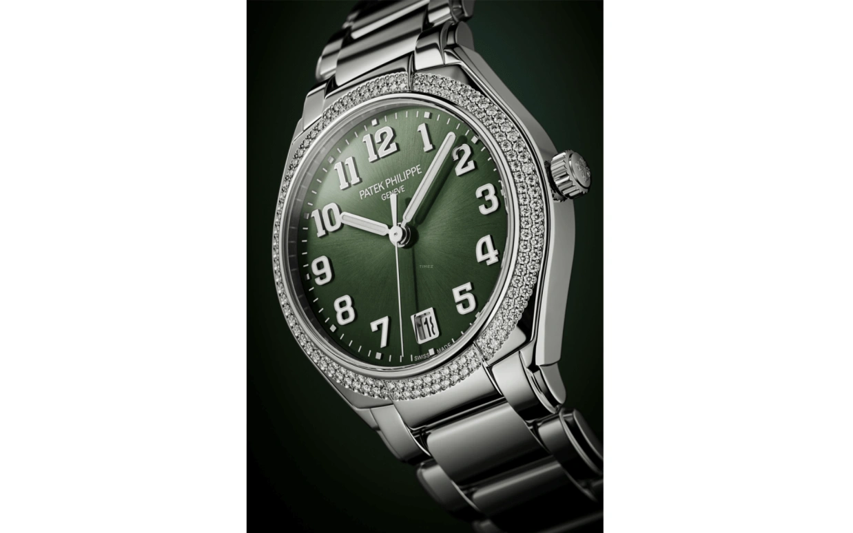 Patek Philippe,Twenty~4 36mm,36mm,Stainless Steel,Green,Automatic,Day,45hours,7300,7300/1200A-011
