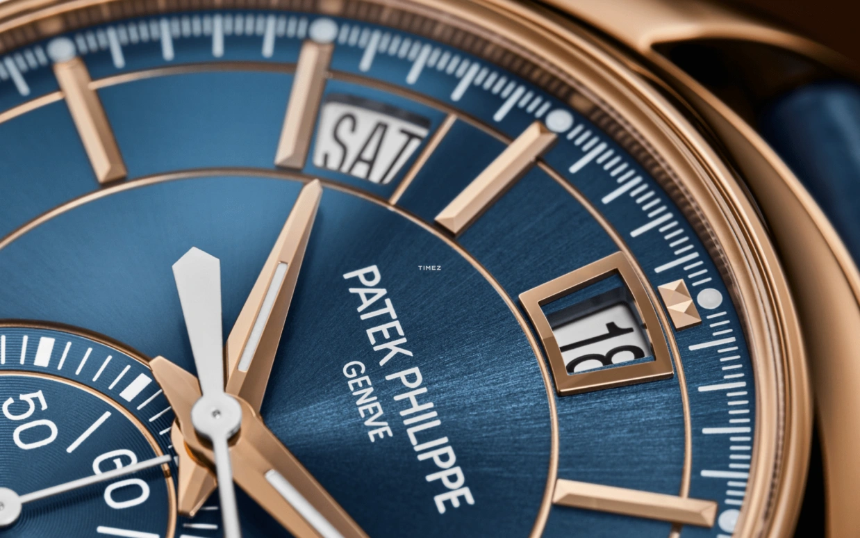 Patek Philippe,Complications 42mm,42mm,Rose Gold,Blue,Automatic,Chronograph,Annual Calendar,Month,Date,55hours,In-house Caliber,Lionel Messi,La Pulga,GOAT,5905R,5905R-010