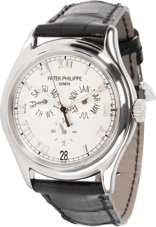Patek Philippe,Grand Complications 36mm,36mm,Platinum,White,Automatic,Annual Calendar,Month,Date,Day,48hours,In-house Caliber,5035P,5035P-024