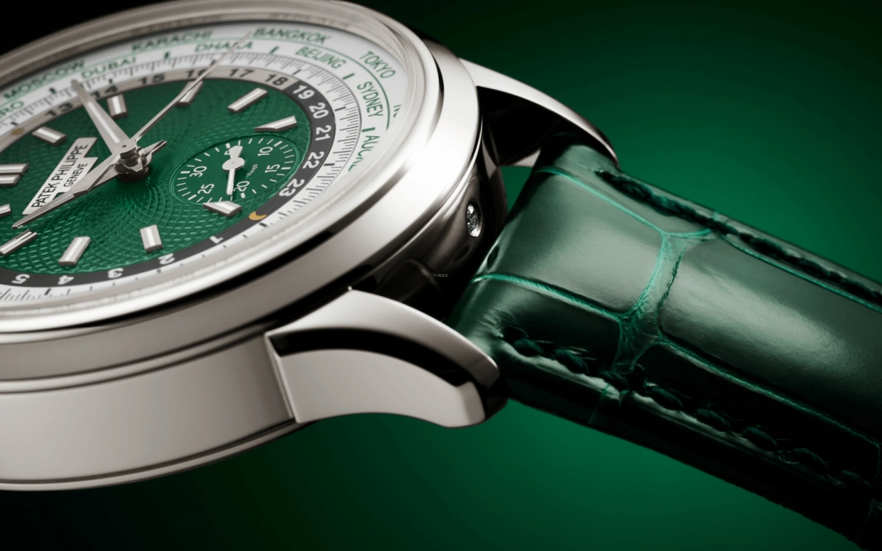 Patek Philippe,Complications 39.50mm,39.50mm,White Gold,Blue,Automatic,World Time,Day / Night Indication,Kyle Walker,5930P,5930P-001