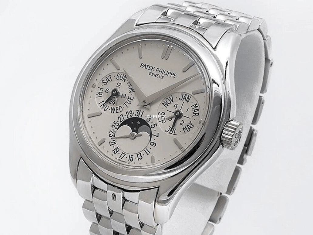 Patek Philippe,Grand Complications 36.50mm,36.50mm,White Gold,White,Automatic,Moonphase,Perpetual Calendar,Leap Year,Month,48hours,In-house Caliber,5136,5136/1G-001